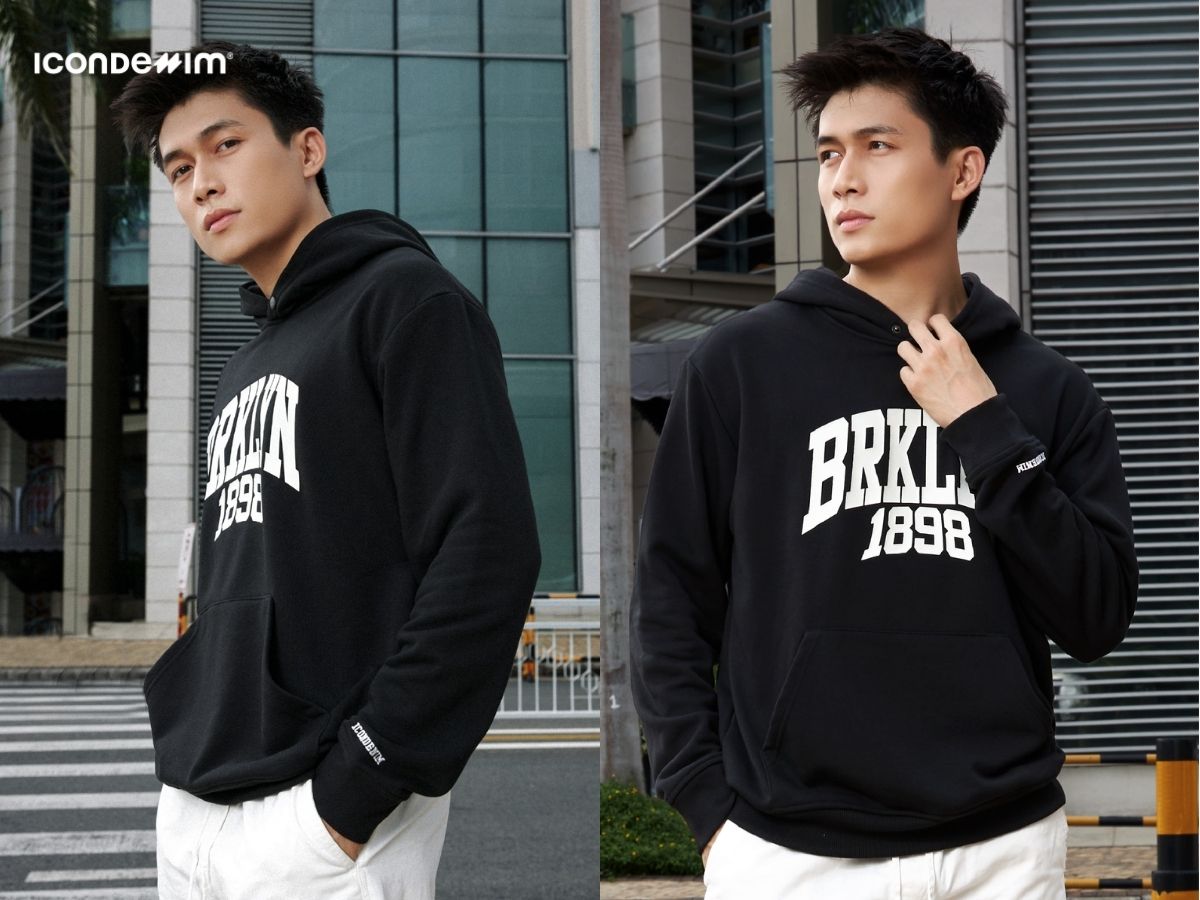 Áo hoodie hoạt tiết