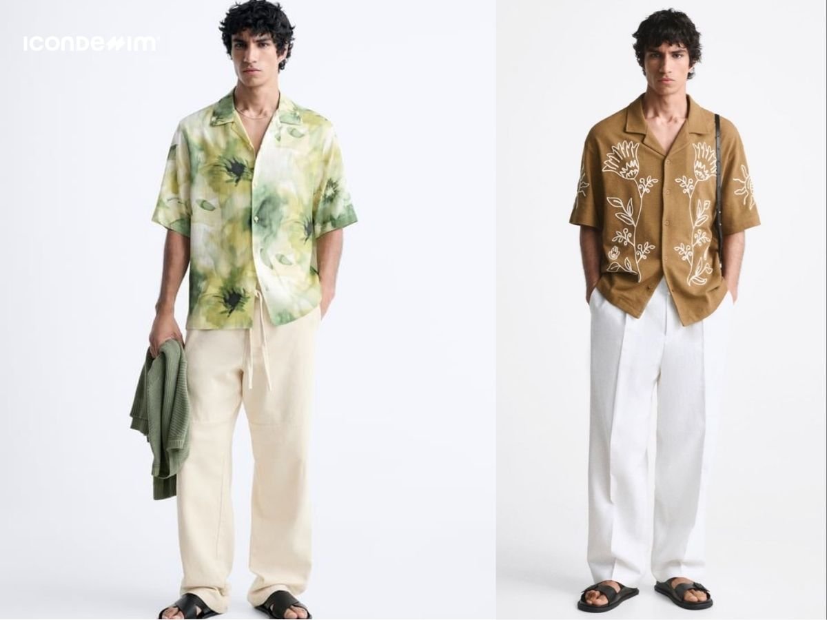 Áo sơ mi hawaii quần linen hoặc quần tây