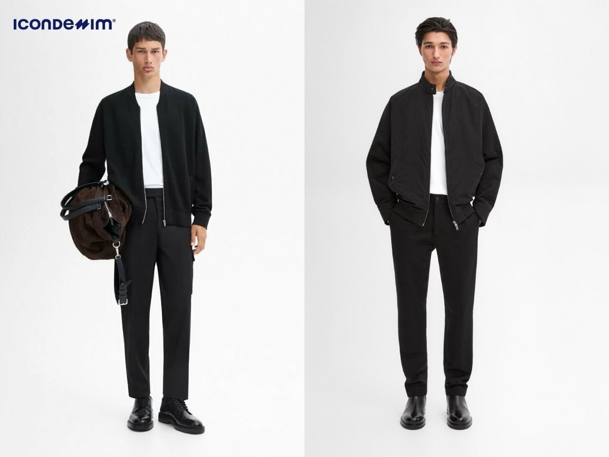 Quần tây nam Hàn Quốc và áo khoác bomber
